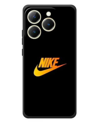 Чехол для Realme 15T с картинкой «Золотой логотип Nike»