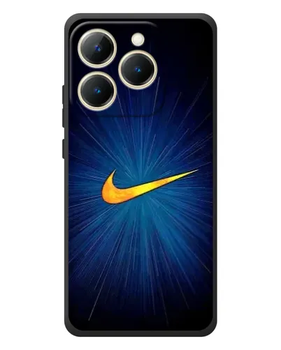 Чехол для Realme 15T с картинкой «Синий пульс Nike» Чехол для Realme 15T с картинкой «Синий пульс Nike»