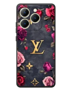 Чехол для Realme 15T с картинкой «Цветочный Louis Vuitton»