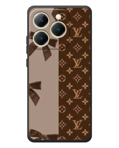 Чехол для Realme 15T с картинкой «Louis Vuitton — банты»