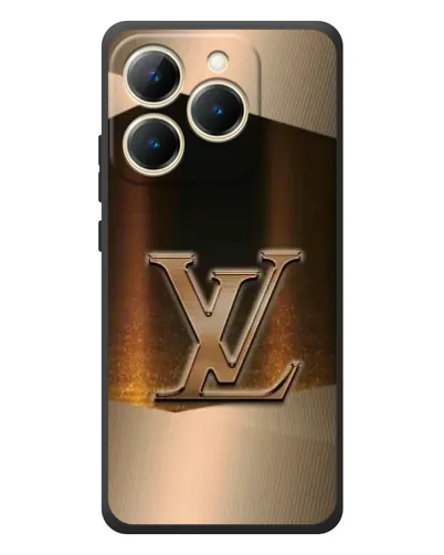 Чехол для Realme 15T с картинкой «LV — золотое сияние»