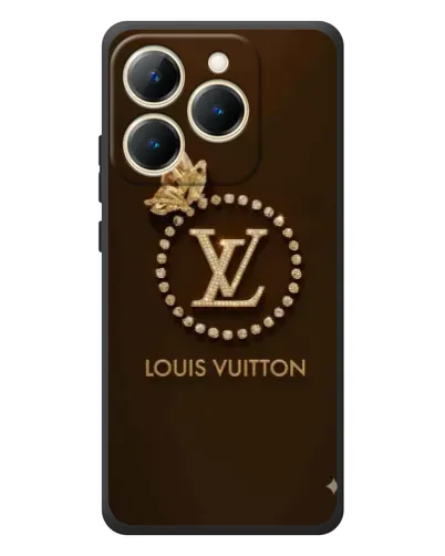Чехол для Realme 15T с картинкой «LV — золотая печать»