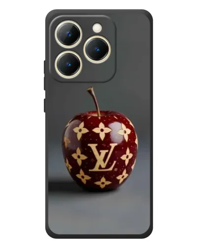 Чехол для Realme 15T с картинкой «Красное яблоко LV»