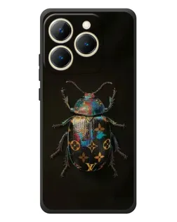 Чехол для Realme 15T с картинкой «LV — мраморный принт»