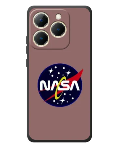 Чехол для Realme 15T с картинкой «NASA — ретро космос»