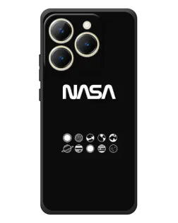 Чехол для Realme 15T с картинкой «NASA — технический принт»