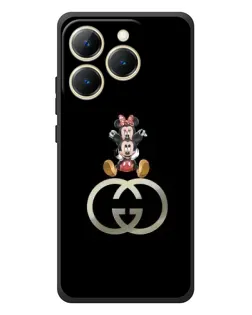 Чехол для Realme 15T с картинкой «Минни Маус на лого»