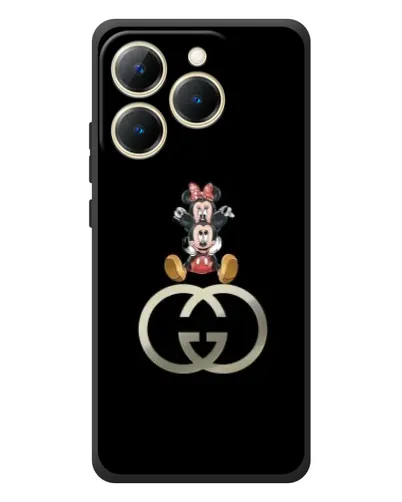Чехол для Realme 15T с картинкой «Минни Маус на лого»