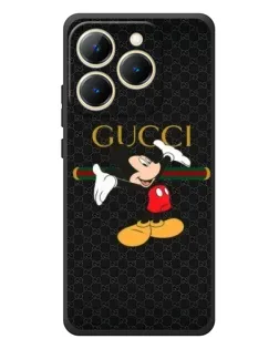 Чехол для Realme 15T с картинкой «Микки Маус Gucci»