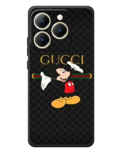 Чехол для Realme 15T с картинкой «Микки Маус Gucci»