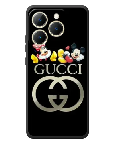 Чехол для Realme 15T с картинкой «Gucci — герои Disney»