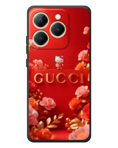 Чехол для Realme 15T с картинкой «Gucci — золотой сад»