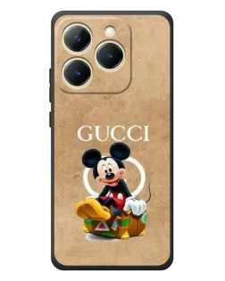 Чехол для Realme 15T с картинкой «Микки Маус Gucci — крафт»