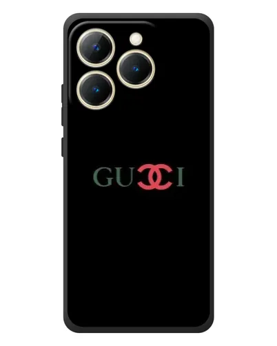Чехол для Realme 15T с картинкой «Gucci — красный градиент»