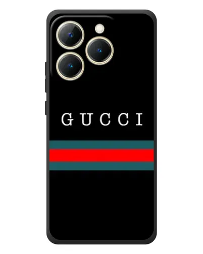 Чехол для Realme 15T с картинкой «Gucci — красный пояс»