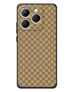 Чехол для Realme 15T с картинкой «Gucci — классический беж»