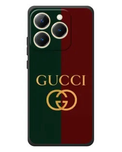 Чехол для Realme 15T с картинкой «Gucci — темно-зеленый градиент»