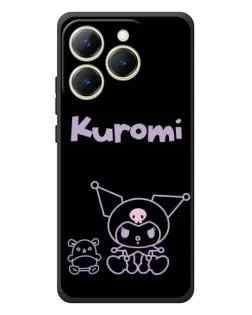 Чехол для Realme 15T с картинкой «Kuromi — черный минимализм» Чехол для Realme 15T с картинкой «Kuromi — черный минимализм»