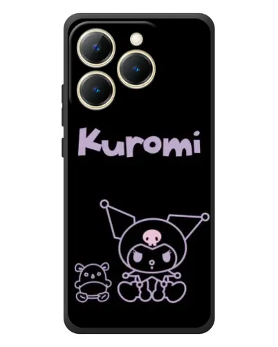Чехол для Realme 15T с картинкой «Kuromi — черный минимализм» Чехол для Realme 15T с картинкой «Kuromi — черный минимализм»