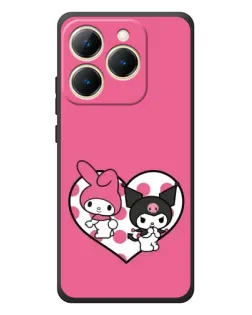 Чохол для Realme 15T з картинкою «Kuromi та My Melody» Чохол для Realme 15T з картинкою «Kuromi та My Melody»