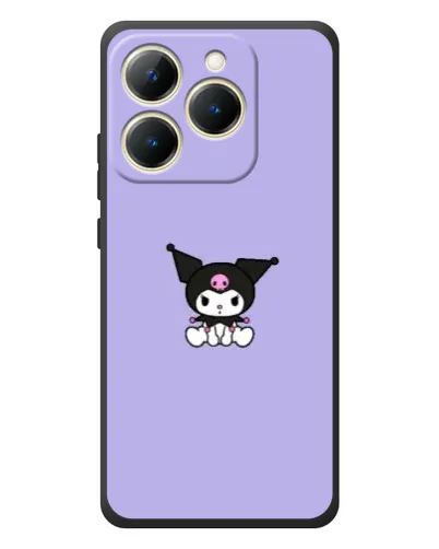 Чехол для Realme 15T с картинкой «Kuromi — фиолетовый минимализм» Чехол для Realme 15T с картинкой «Kuromi — фиолетовый минимализм»