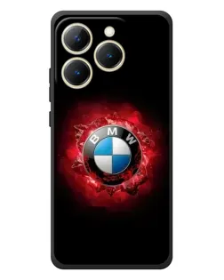 Чехол для Realme 15T с картинкой «Логотип BMW — вспышка»