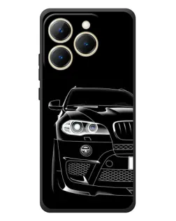 Чехол для Realme 15T с картинкой «Темный силуэт BMW»