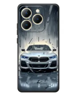 Чехол для Realme 15T с картинкой «BMW в свете фар»