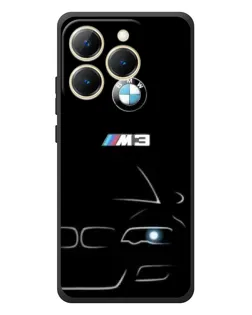 Чехол для Realme 15T с картинкой «Минималистичный принт BMW M3»