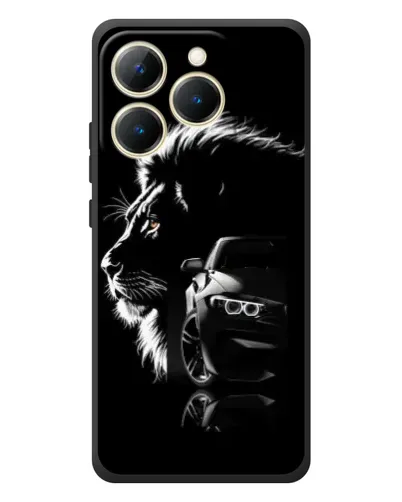 Чехол для Realme 15T с картинкой «BMW и лев»