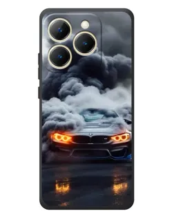 Чехол для Realme 15T с картинкой «BMW в дыму»