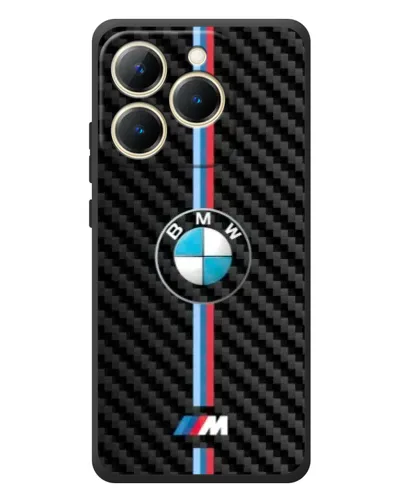 Чехол для Realme 15T с картинкой «Эмблема BMW и карбон» Чехол для Realme 15T с картинкой «Эмблема BMW и карбон»