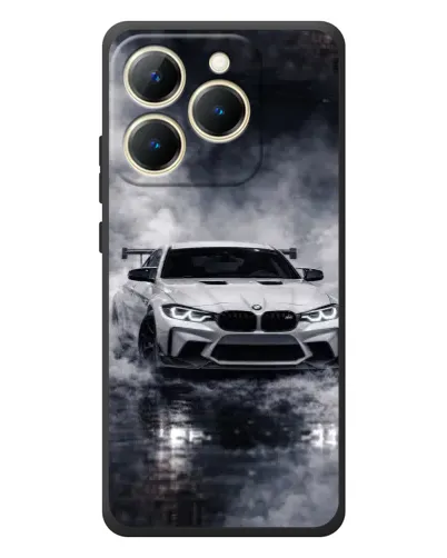 Чехол для Realme 15T с картинкой «BMW сквозь туман» Чехол для Realme 15T с картинкой «BMW сквозь туман»