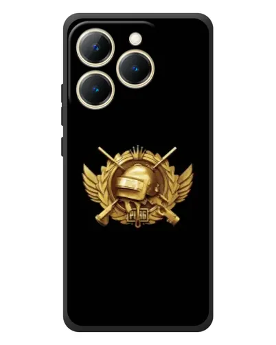 Чехол для Realme 15T с картинкой «PUBG — оранжевый градиент»