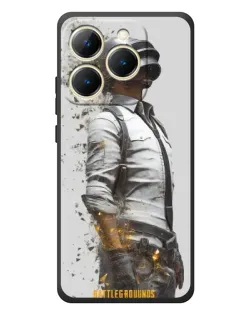 Чехол для Realme 15T с картинкой «PUBG — боец в пыли»