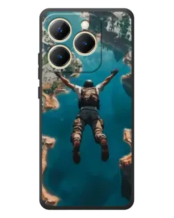 Чехол для Realme 15T с картинкой «PUBG — свободное падение»