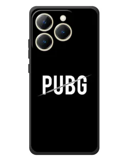 Чехол для Realme 15T с картинкой «PUBG — белый логотип»