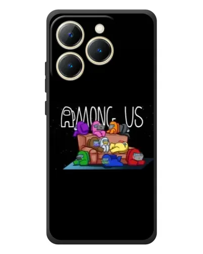 Чехол для Realme 15T с картинкой «Логотип Among Us»