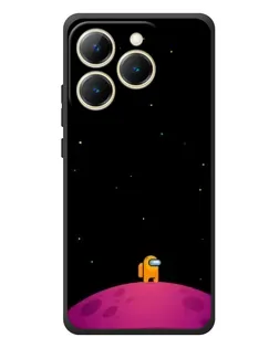 Чехол для Realme 15T с картинкой «Одинокий герой на планете»