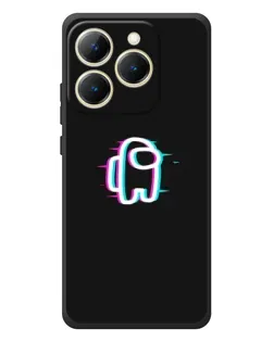 Чехол для Realme 15T с картинкой «Among Us неон»