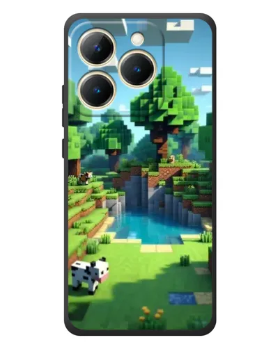 Чехол для Realme 15T с картинкой «Minecraft летний день» Чехол для Realme 15T с картинкой «Minecraft летний день»
