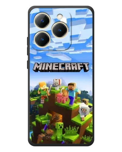 Чехол для Realme 15T с картинкой «Minecraft классический мир» Чехол для Realme 15T с картинкой «Minecraft классический мир»