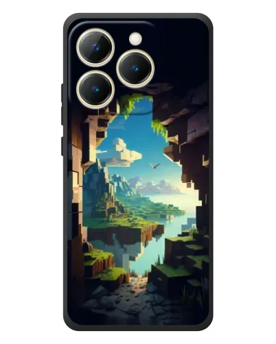 Чехол для Realme 15T с картинкой «Вид из пещеры» Чехол для Realme 15T с картинкой «Вид из пещеры»
