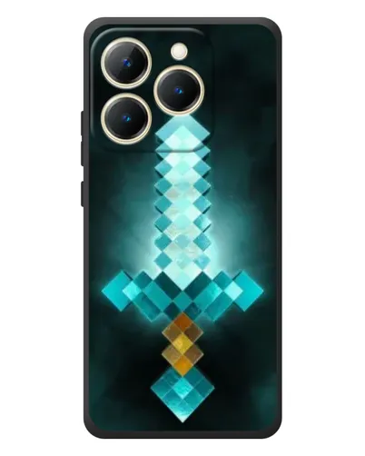 Чехол для Realme 15T с картинкой «Алмазный меч неон» Чехол для Realme 15T с картинкой «Алмазный меч неон»