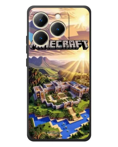 Чехол для Realme 15T с картинкой «Minecraft панорама» Чехол для Realme 15T с картинкой «Minecraft панорама»