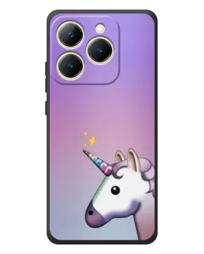 Чехол для Realme 15T с картинкой «Единорог градиент»