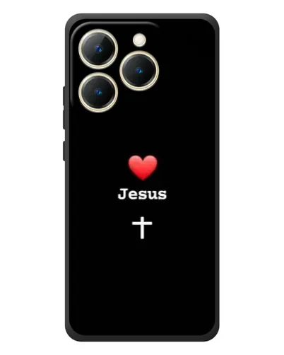 Чехол для Realme 15T с картинкой «Сердце - Jesus»