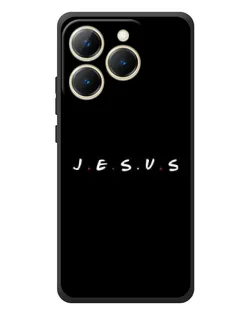 Чехол для Realme 15T с картинкой «Точки веры J.E.S.U.S.»