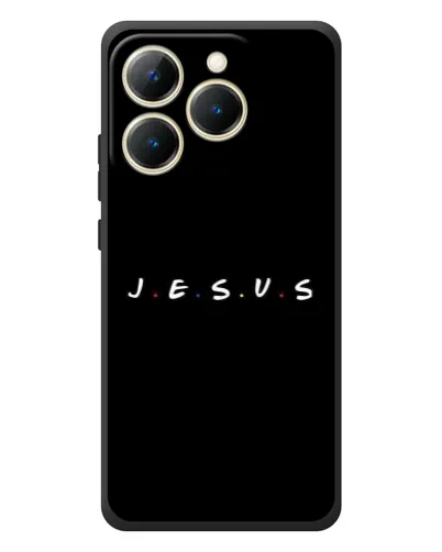 Чехол для Realme 15T с картинкой «Точки веры J.E.S.U.S.»