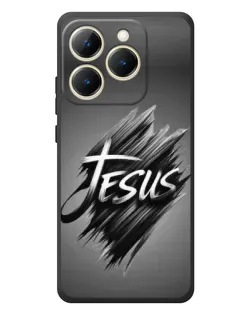Чехол для Realme 15T с картинкой «Надпись Jesus Graffiti»